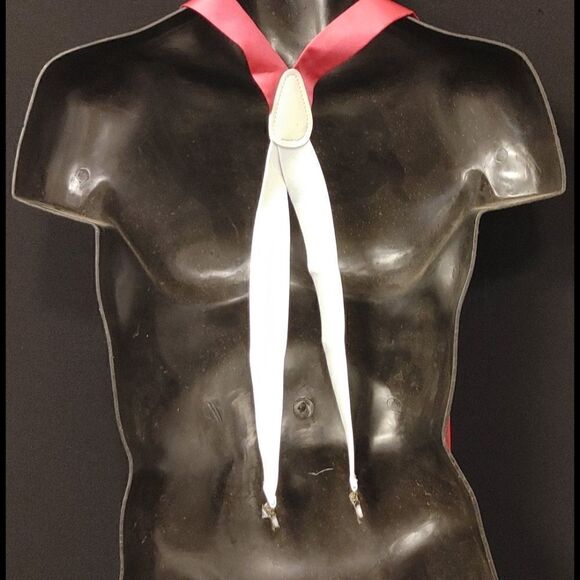 MEN'S LARR BRIO WATERMELON VEST &  SUSPENDERS - Picture 7 of 12